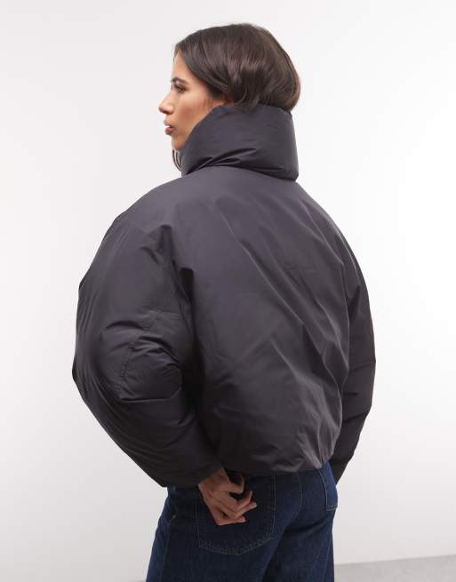 Polo Ralph Lauren plumífero boxy negro, 4 de 4