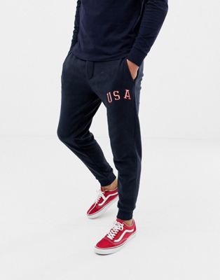 ralph lauren aviator navy joggers