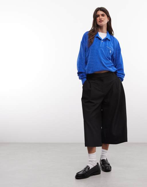 Polo Ralph Lauren polo a maniche lunghe in spugna blu, 2 di 4