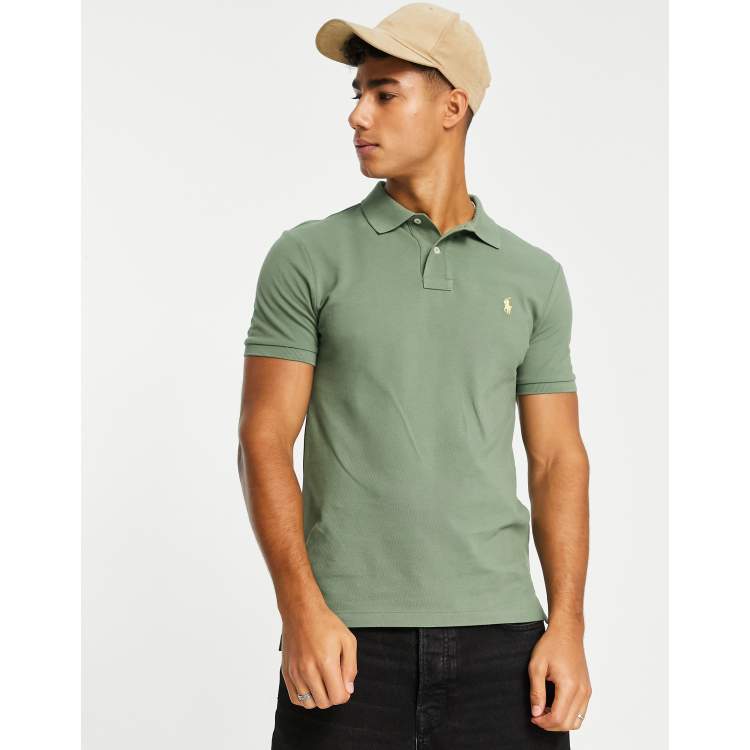 Polo Ralph Lauren Polo Ajuste droit Raye avec Details de Col et Details Manches en Polo Shirt (Men)