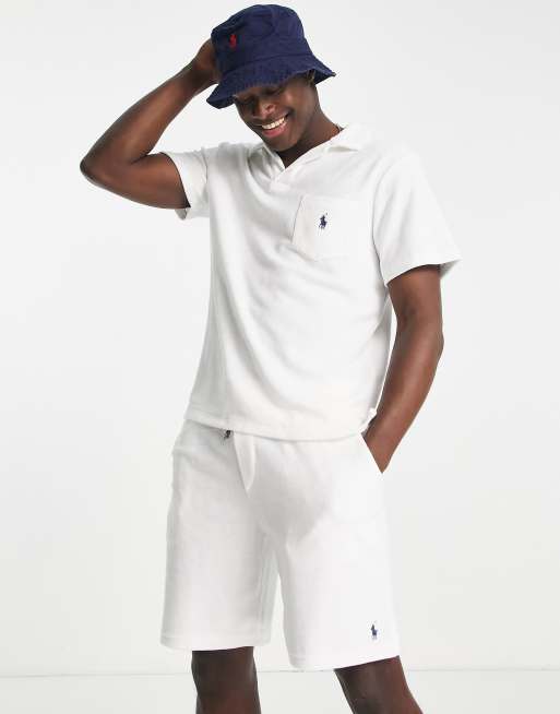 Polo Ralph Lauren - Coordinato in spugna bianco con logo, 3 di 4