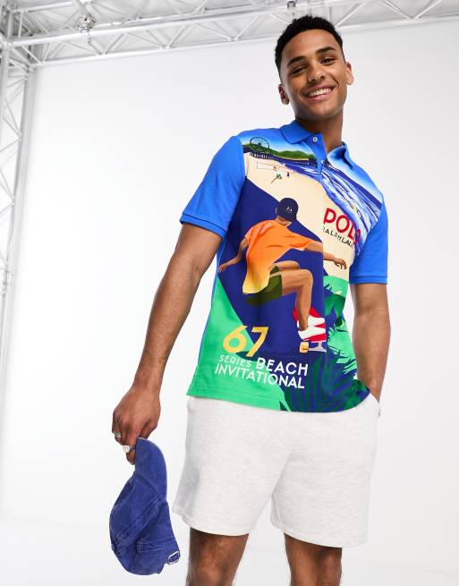 Polo Ralph Lauren Polo classique oversize en piqu imprim