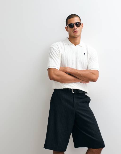 Polo Ralph Lauren - Polo comoda a maniche corte in maglia bianca, 2 di 5