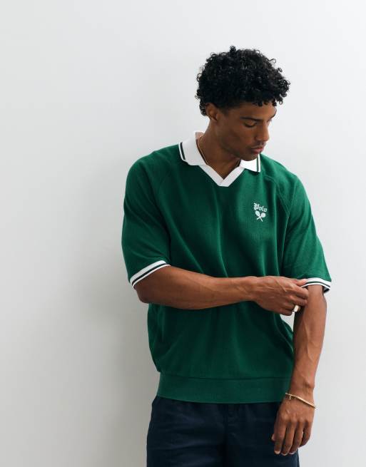 Polo Ralph Lauren - Polo décontracté en maille à manches courtes et logo emblématique - Vert, 3 de 5