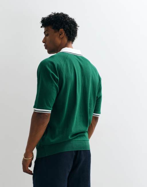 Polo Ralph Lauren - Polo décontracté en maille à manches courtes et logo emblématique - Vert, 5 de 5