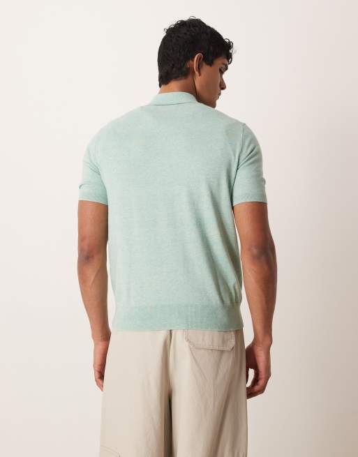 Polo Ralph Lauren - Polo en maille de coton à logo emblématique - Vert clair, 5 de 5