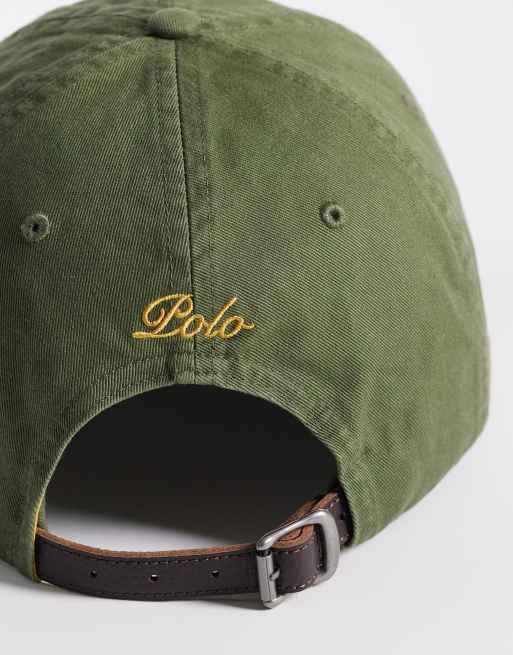 Polo Ralph Lauren polo graphic baseball cap in supply olive, 2 of 3