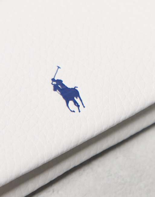 Polo Ralph Lauren – Polo Play – Kartenetui aus 100% Leder in Weiß, 2 von 3