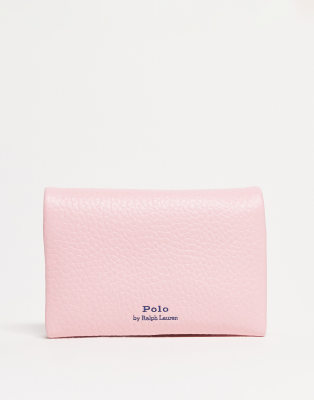 Polo Ralph Lauren Polo Ralph Lauren Polo play leather snap card purse in pink