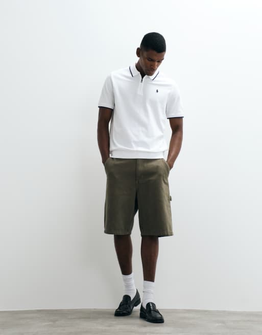 Polo Ralph Lauren - Polo regular fit bianca con zip corta, 2 di 5