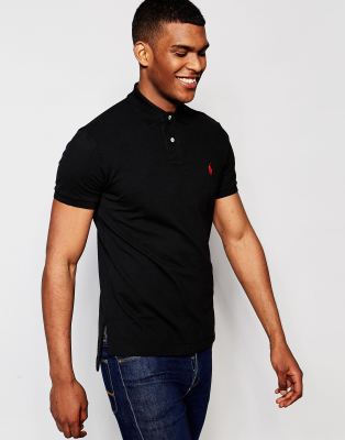 black polo ralph lauren button up