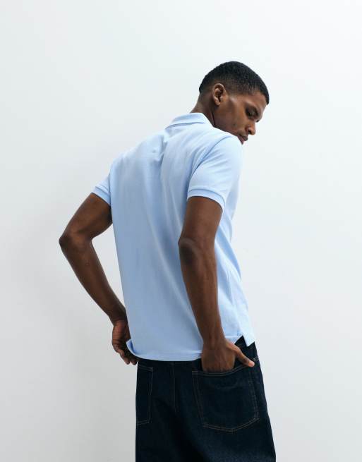 Polo Ralph Lauren - Polo slim custom a maniche corte in cotone blu, 5 di 5