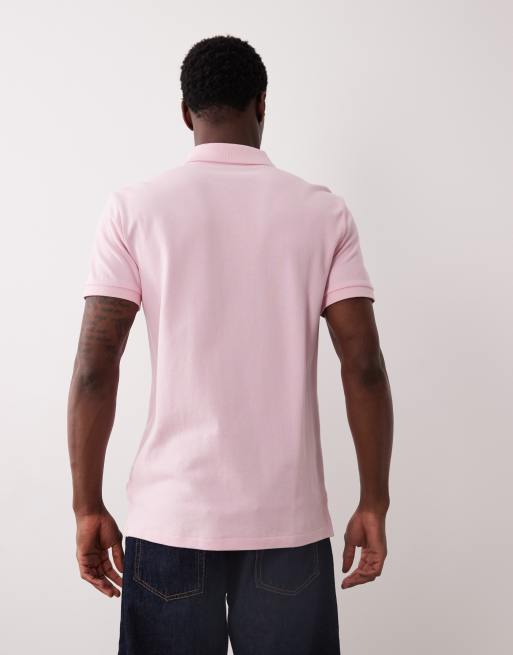 Polo Ralph Lauren - Polo slim in piqué rosa con logo, 3 di 5