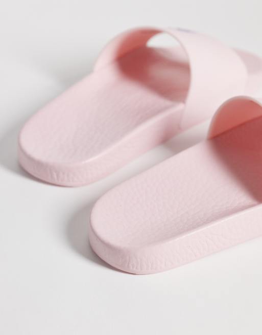 Polo Ralph Lauren pony slider in baby pink, 4 of 4