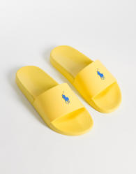 Polo Ralph Lauren pony slider in yellow