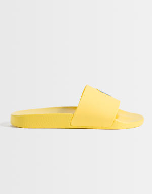 Polo Ralph Lauren pony slider in yellow