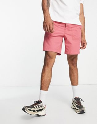 Polo Ralph Lauren poplin chino shorts in red with pony logo