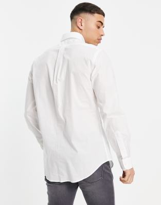 ralph lauren white poplin shirt