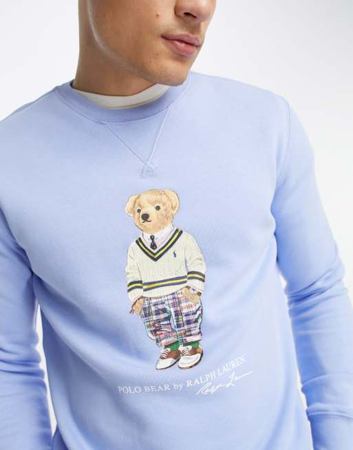 Teddy bear print discount sweatshirt