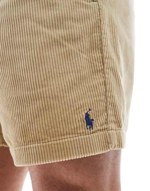 Polo Ralph Lauren – Prepster – Beige manchestershorts med ikonlogga, 3 av 5