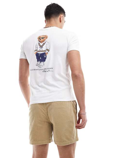 Polo Ralph Lauren – Prepster – Beige manchestershorts med ikonlogga, 4 av 5