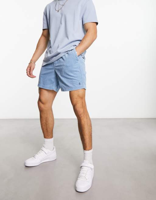 Light blue polo shorts store