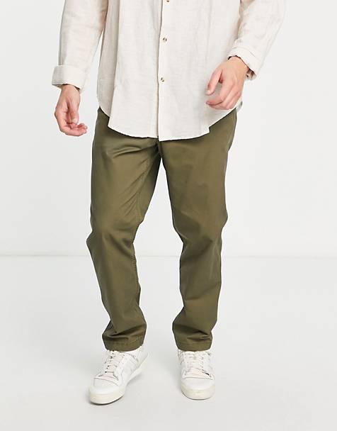 Wide leg suit trousers in neutral colour block ASOS Herren Kleidung Hosen & Jeans Lange Hosen Weite Hosen 
