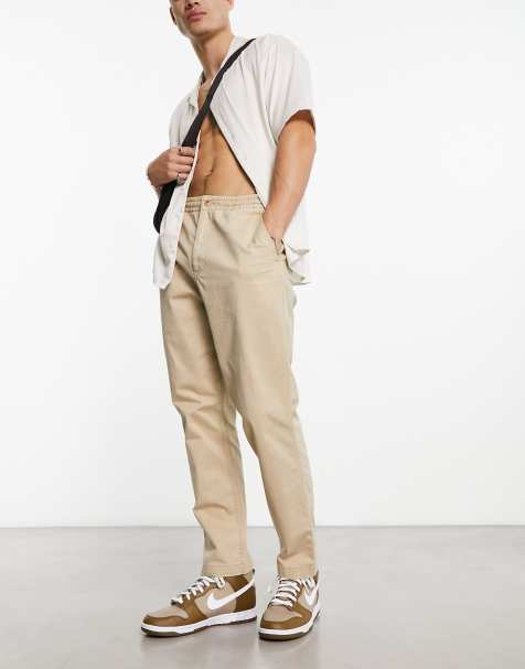 Polo Ralph Lauren – Prepster – Klasyczne beżowe chinosy oversize z diagonalu - view 1