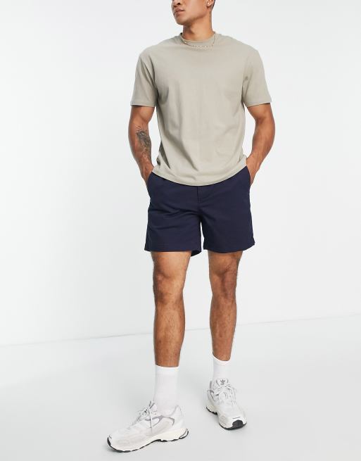 Polo Ralph Lauren - Prepster - Marineblå chinoshorts i klassisk pasform med ponylogo