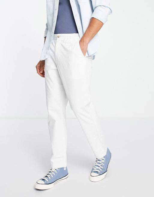 Polo Ralph Lauren - Prepster - Råhvide chinos med flad front i twill