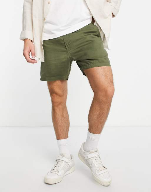 Polo Ralph Lauren - Prepster - Short chino classique en lin mélangé - Vert montagne