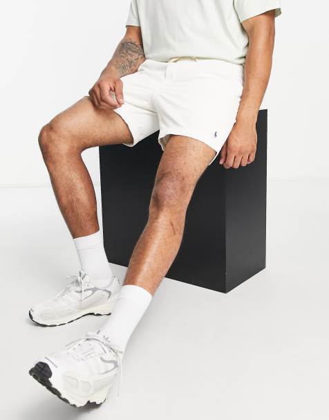 Polo Ralph Lauren - Prepster short van corduroy met pony logo in wit - view 1