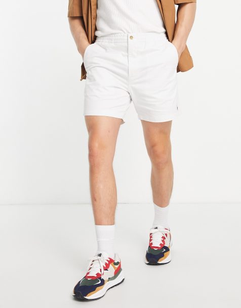 Polo Ralph Lauren - Prepster - Short van keperstof met icoonlogo in gebroken wit - view 1