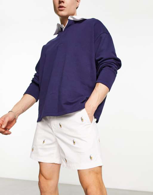 Ralph lauren hot sale embroidered shorts