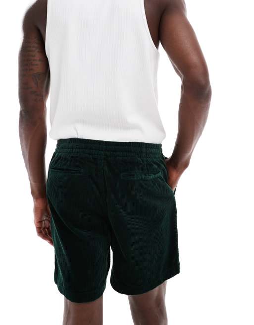 Polo Ralph Lauren Prepsters flat front cord shorts in mid green, 4 of 5