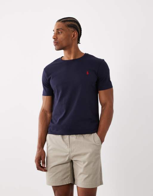Polo Ralph Lauren Prepsters icon logo stretch twill shorts in beige, 2 of 5