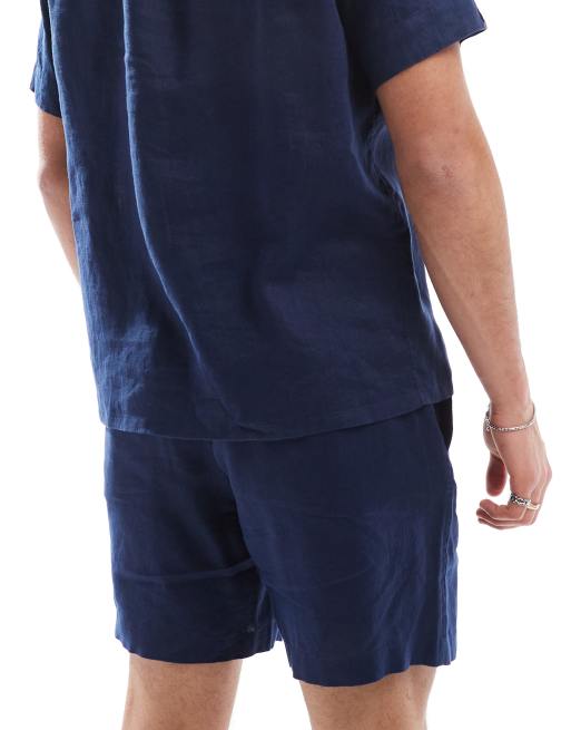 Polo Ralph Lauren Prepsters Short d'ensemble en lin à logo