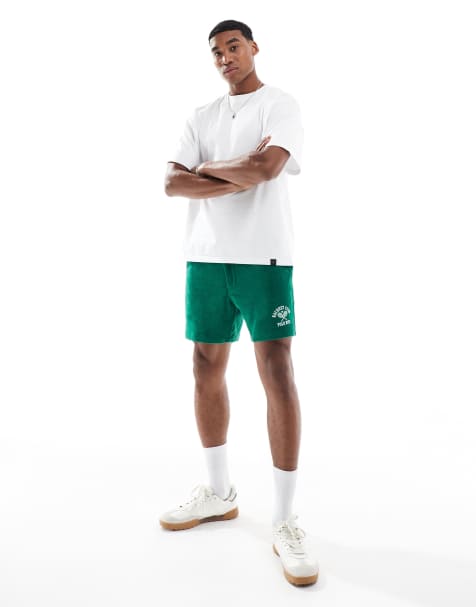 Polo Ralph Lauren Prepsters tennis club cotton terry shorts in mid green - view 1