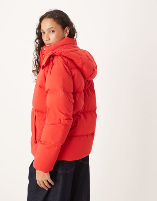 Polo Ralph Lauren – Pufferjacke in Rot mit Markenlogo, 3 von 4