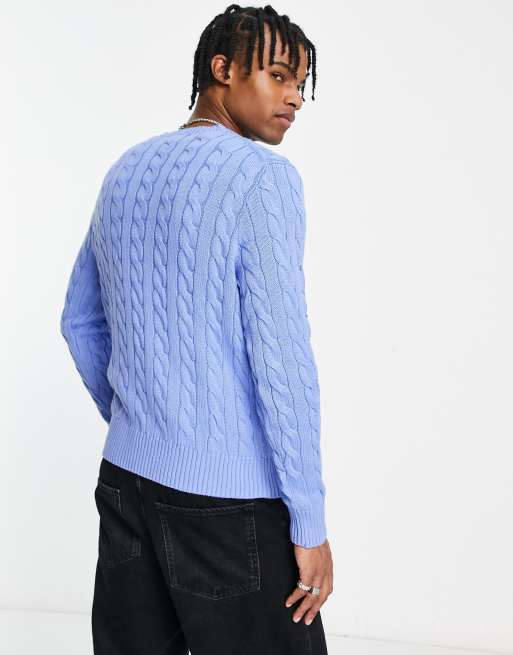 Pull ralph lauren bleu clair new arrivals