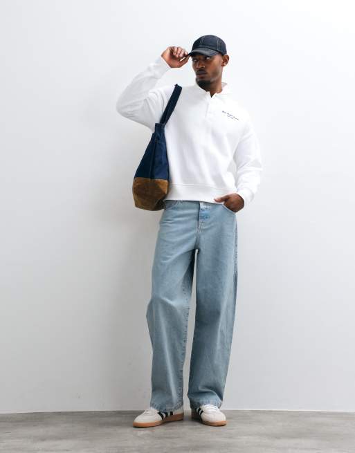 Polo Ralph Lauren pull over sweatshirt in white, 2 of 5
