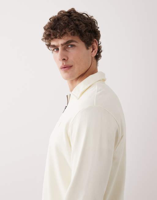 Polo Ralph Lauren – Pullover aus Baumwollstrick in Cremeweiß mit Pony-Logo, 4 von 5