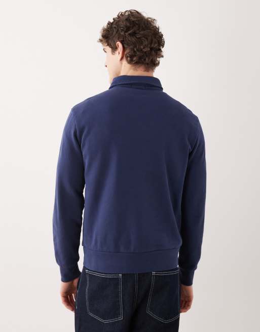 Polo Ralph Lauren – Pullover aus Baumwollstrick in Marineblau mit Pony-Logo, 3 von 5