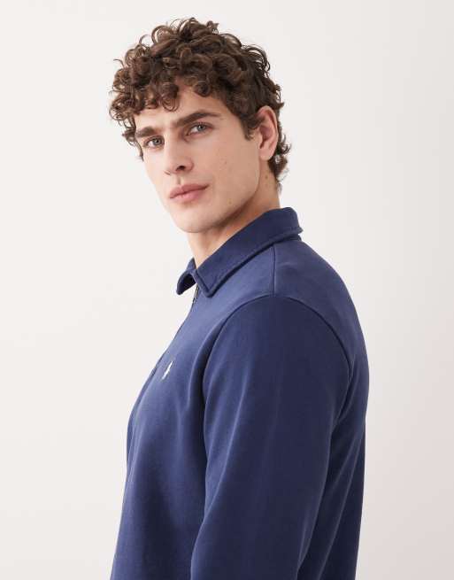 Polo Ralph Lauren – Pullover aus Baumwollstrick in Marineblau mit Pony-Logo, 4 von 5