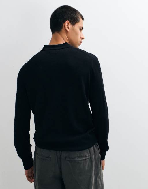 Polo Ralph Lauren Pullover mit Icon-Logo aus Merinowolle in Schwarz, 5 von 5