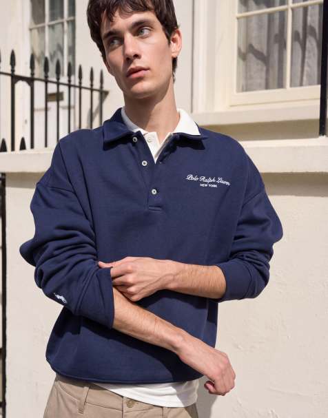 Polo Ralph Lauren pullover sweatshirt in navy - view 1