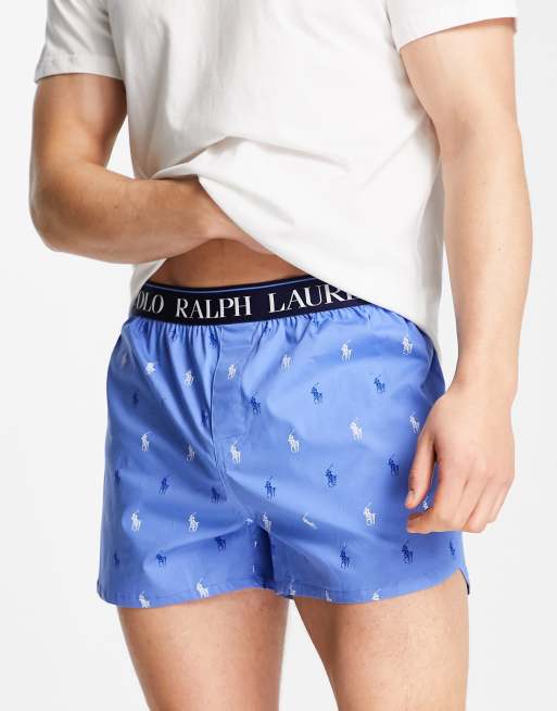 Polo Ralph Lauren pyjama set with t-shirt and all over pony logo woven  shorts | ASOS