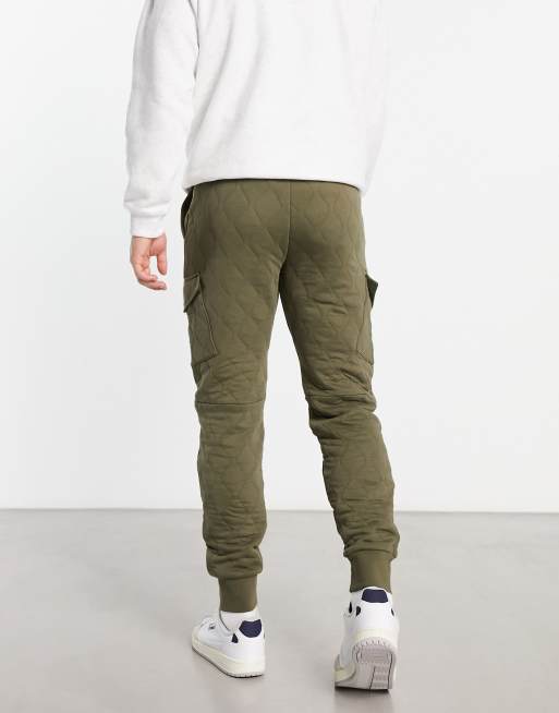 Polo Ralph Lauren Men's Company Olive Green Double Knit Jogger Cargo Pants