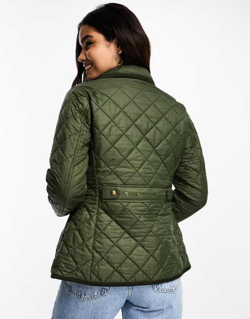 Polo Ralph Lauren Quilted Jacket In Dark Green