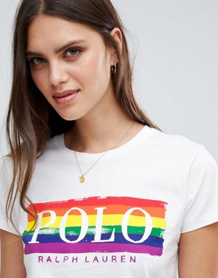 Polo Ralph Lauren Rainbow Logo T-Shirt 